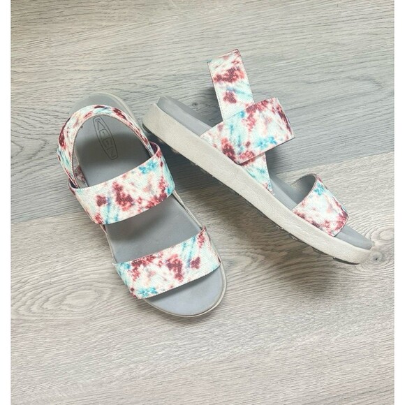 Keen Slingback Slip On Tie Dye Sandals 7 - Picture 3 of 3